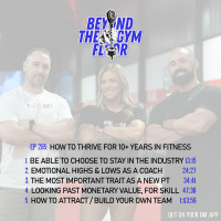 Ep 285 - How to thrive for 10+ years in fitness