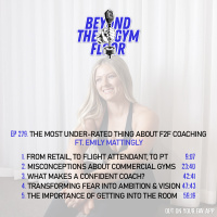 Ep 279 - The most under-rated thing about F2F coaching, ft. Emily Mattingly