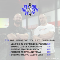 Ep 296 - Five lessons that took us too long to learn