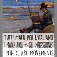 Italian chat about the Italian Macchiaioli and the French Impressionists