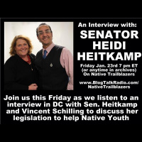 Senator Heitkamp Interview - NCAI State of Indian Nations Response and MORE