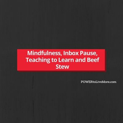 Weekly Audio Newsletter From Power To Live More