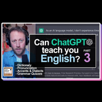 823. ChatGPT amp Learning English PART 3