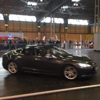 Tesla Model S at Gadget Show 2016