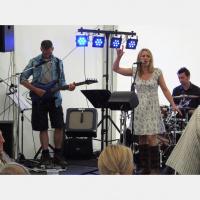 @Ticket415 band at the Black Sheep Baa...r at the Great Yorkshire Show