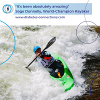 Its been absolutely amazing - Sage Donnelly, World-Champion Kayaker with T1D