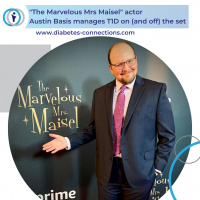 The Marvelous Mrs Maisel actor Austin Basis manages T1D on (and off) the set