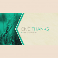 Give Thanks 2018 - Audio