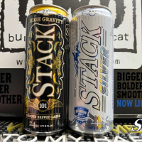 Double Stack SmackDown! Stack High Gravity Lager  Stack Silver Smooth Lager