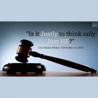 Is It Justly to Think Only Just He? - Audio