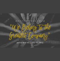 We Belong the the Greatest Company - Audio