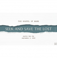 Seek and Save the Lost - Audio