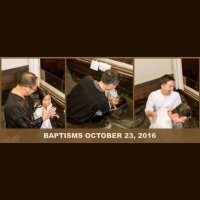 October 2016 Baptisms - Audio