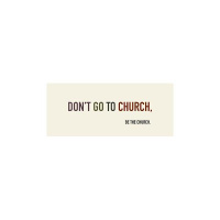 Can a church be divided?
