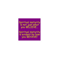Spiritual Maturity