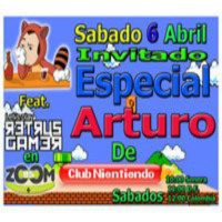 Retrus Gamer invitado Arturo de Club Nientiendo por zoom95 programa #6