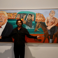 Vincent Namatjira – Artist Talks A Lightness of Spirit