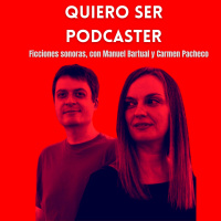 Ficciones sonoras con @ManuelBartual y @carmen_pacheco de Santuario @Audible_ES y @SomosBiotopia @PodiumPodcast
