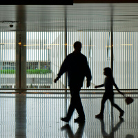 The airport dad the unsung hero of holiday travel!