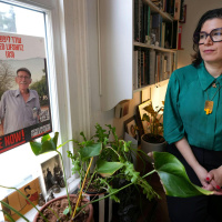 Sharone Lifschitz the daughter of a Hamas hostage