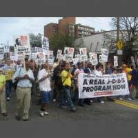 Interview at the Tent City