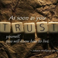 Trust ourselves