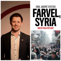 Emil André innleder om boka Farvel, Syria