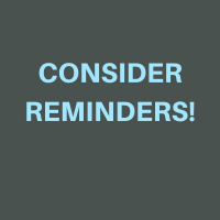 014: Consider Reminders