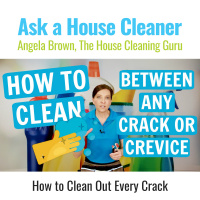 How to Clean Crevices and Sliding Door Tracks - Get Rid of that Slime