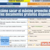 Cómo aprovechar al máximo los documentos de teacherjose.com para aprender español