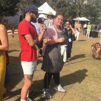 Jessica Gamble Smokes Chicken Bone Broth at Charleston Wine + Food