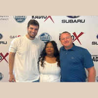 Adam Ledford  Mike Grow with Adams Pallet Company and Millie Habtemariam with Full Circle Salon  Candles