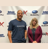 Freda Kalina with Buford Business Alliance and Jayson Bellamy with Bellamy Media Group