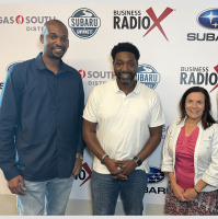 Helen Panos with Dynamis Learning and Shariff James  Gary Carr with Mission GalaCON