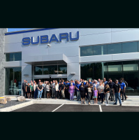 Subaru of Gwinnett Grand Opening Ceremony: Ribbon Cutting and Check Presentation to Rainbow Village