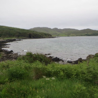 On the edge of the land