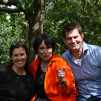Nancy Fouts with Rob and Nick Carter