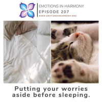 Putting your Worries Aside Before Sleeping.