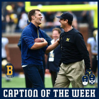Caption of the Week: Brady amp Harbaugh Week 3