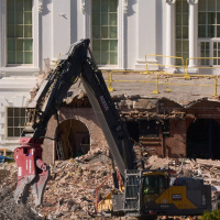Demolition at the White House
