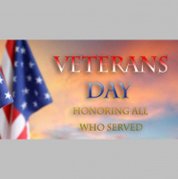 On this day we honor our Veterans!