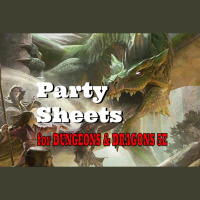 Adventuring Party Sheets in Dungeons  Dragons