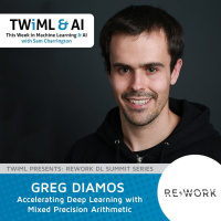 Accelerating Deep Learning with Mixed Precision Arithmetic with Greg Diamos - TWiML Talk #97