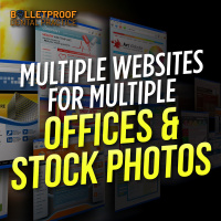 Multiple Websites for Multiple Offices  Stock Photos