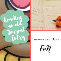 Reading an Old Journal Entry