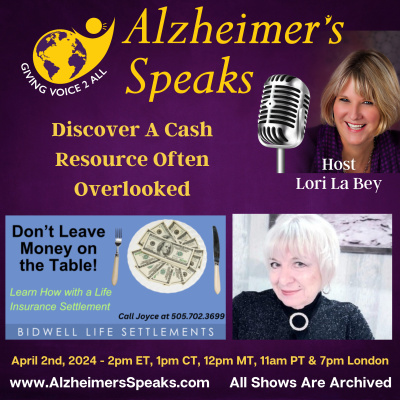 Alzheimers Speaks Radio - Lori La Bey