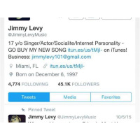 @JimmyLevyMusic #Miamis Newest Up  Coming #RecordingArtist w/ @VickensMoscova