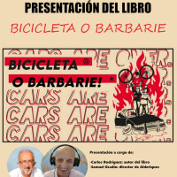 Presentación del llibru Bicicleta o barbarie de Carlos Rodríguez na Casa Cultura de La Pola L.lena