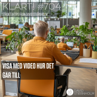 Visa med video hur det går till