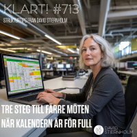 Tre steg till färre möten när kalendern är för full